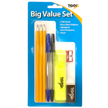 Tiger Big Value Stationery Set