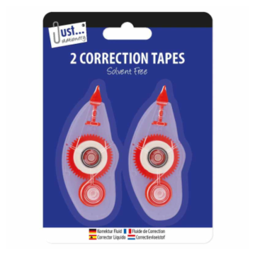 Just Stationery Correction Tapes (Pack 2)
