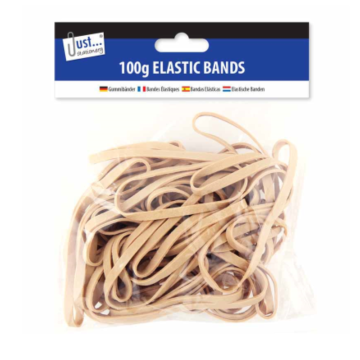 Just Stationery Original Elastic Bands 100gm