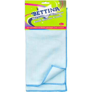 Bettina Microfibre Window and Mirror Cloth (Pack 2)