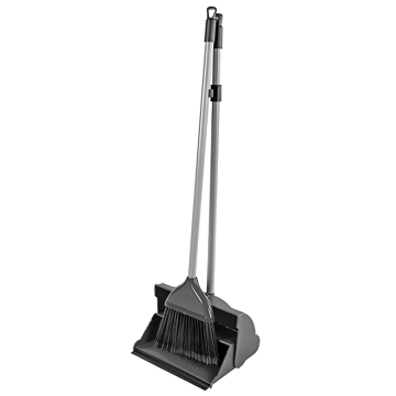 Contract Lobby Dustpan &amp; Brush Black