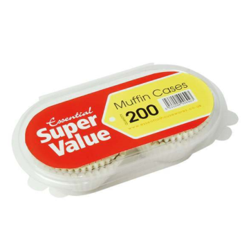 Super Value Muffin Cake Cases (Pack 200)