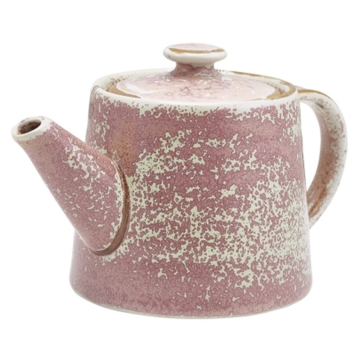 Genware Terra Porcelain Rose Teapot 50cl/17.6oz