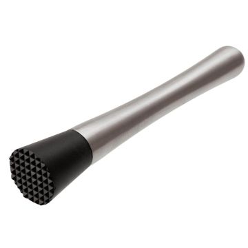 Stainless Steel Muddler With Plastic End 21cm