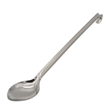Stainless Steel Serving Spoon with Hook End 21&quot;