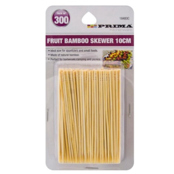 Prima Fruit Bamboo Skewer 10cm (Pack 300)