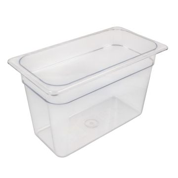 Gastronorm Pan Clear Polycarbonate 1/3 200mm Deep