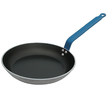 De Buyer Induction Non-stick Fry Pan, Blue Iron Handle, 24cm