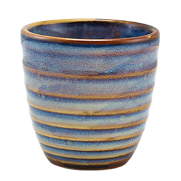 Genware Terra Porcelain Aqua Blue Dip Pot 16cl / 5.6oz