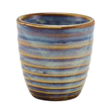 Genware Terra Porcelain Aqua Blue Dip Pot 8.5cl / 3oz