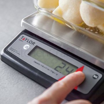 Taylor Professional Stainless Steel Digital Portion Control Kitchen Scale, 10kg