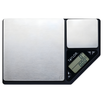 Taylor Pro Dual Platform Digital Kitchen Scale, 5kg/500g