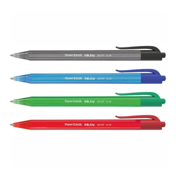 Paper Mate InkJoy Retractable Ball Pen 100 RT (Pack 8)