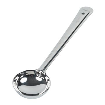 Stainless Steel Straight Handle Flare Ladle No 7