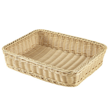 Genware Polywicker Display Basket GN 1/2 32 x 26 x 7cm