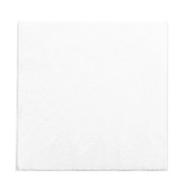 Lunch Napkin 2ply 33cm White 8 Fold (Pack 100) [100/20]