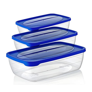 Hobby Life Trendbox Rectangular Food Container (Pack 3)