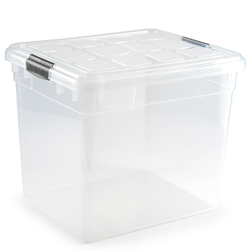Plasticforte Multipurpose Storage Container with Clip Lid 35 Litres
