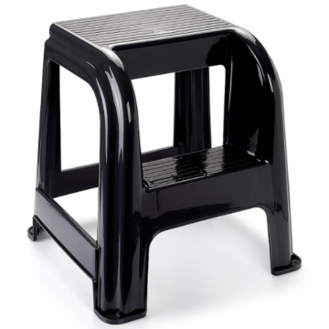 Plasticforte Step Stool Black