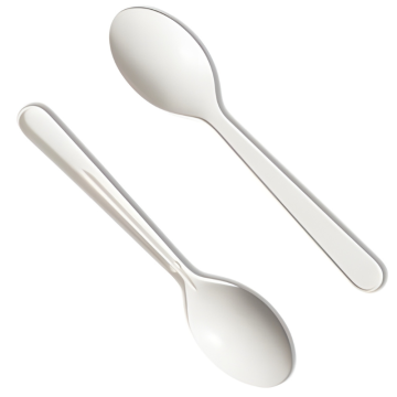 Rootier Natural Cornstarch Tea Spoon 125mm/4.9&quot; (Pack 100)
