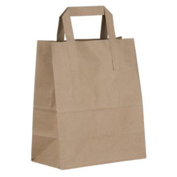SOS Pure Kraft Carrier Bags Extra Large (Pack 250)