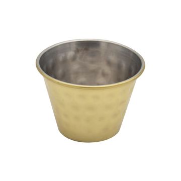 Gold Plated Hammered Ramekin 71ml / 2.5oz