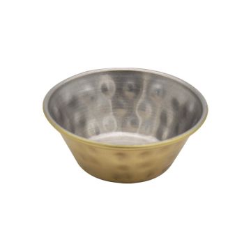 Gold Plated Hammered Ramekin 43ml /1.5oz