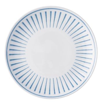 Churchill Era Blue Evolve Coupe Plate 10.25&quot;