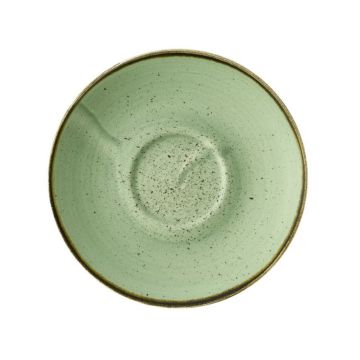 Churchill Stonecast Sage Green Cafe Cappuccino Saucer 6.25&quot;
