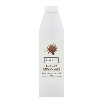 Simply Topping Sauce Luxury Chocolate with Hazelnut Flavour 1kg