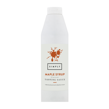 Simply Topping Sauce Maple Syrup Flavour 1kg