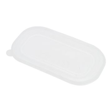 PP Lid for Premium 670ml Rect. Foil Containers (Pack 50) (Fits 137896 and 137897)