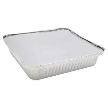 Aluminium No 9 Foil Container with Lid (Pack 10)