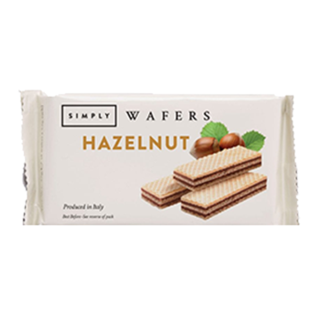 Simply Italian Hazelnut Wafers 49g (Pack 20)