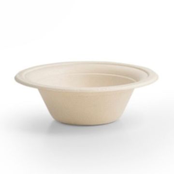 Vegware Compostable 12oz / 360ml Nourish Moulded Fibre Bowl, Natural (Pack500)