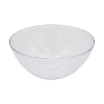 Reusable Clear Plastic Round Serving Bowl 20cm / 7oz