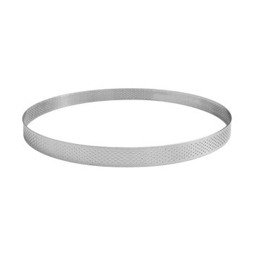 Stainless Steel Perforated Ring 22 x 2cm