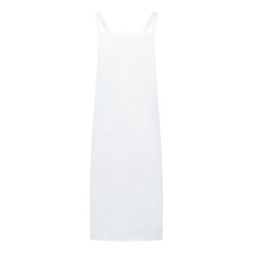 Cross Back Apron White