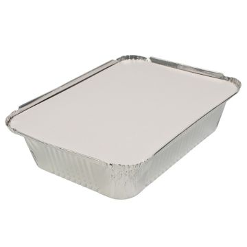 Essential Aluminium Rect. Deep Tray Lid 2000cc (Pack 5)