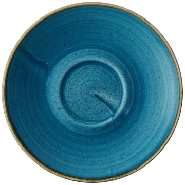 Churchill Stonecast Java Blue Cappuccino Saucer 6.25&quot; / 15.6cm (Pack 12)