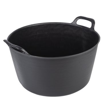 Plasticforte Black Flexitub Bucket 26 Litre