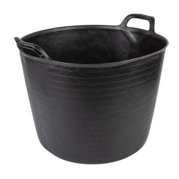 Plasticforte Black Flexitub Bucket 42 Litre
