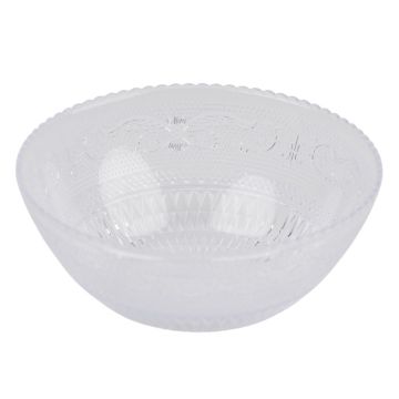 Plasticforte Crystal Plastic Serving Bowl 13.5cm
