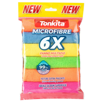 Tonkita Microfibre Cloths (Pack 6)