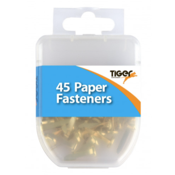 Tiger Paper Fasteners (Pack 45)