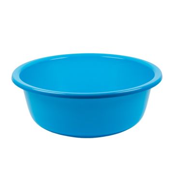 Round Plastic Basin/Bowl 22&quot; Blue