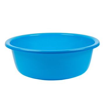 Round Plastic Basin/Bowl 18&quot; Blue