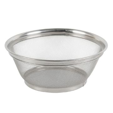 Tall Round Steel Strainer / Colander 25cm