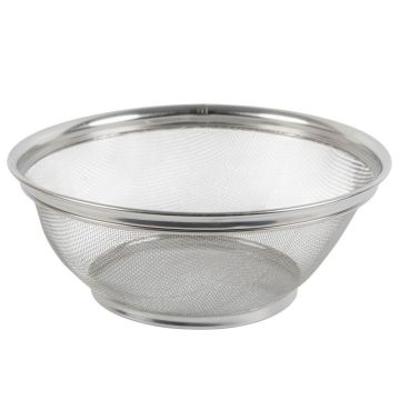 Tall Round Steel Strainer / Colander 28cm