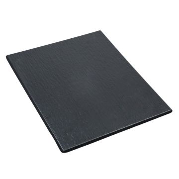 Melamine Black Slate Platter 1/2 GN